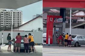 Fill it to the absolute brim: S'pore family filmed bouncing car up and down while pumping petrol in JB