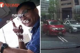 Gojek driver is a 'road hazard'