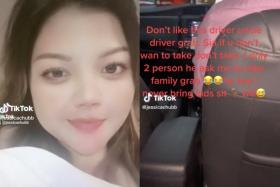 Woman calls out Grab driver who tells her she should bring booster seat for kid