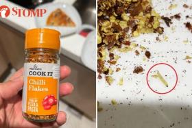 FairPrice removes chilli flakes that has 'worms wriggling' in it