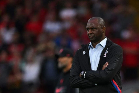 Patrick Vieira was sacked on Friday after a wretched run which saw Crystal Palace fail to win in 2023. PHOTO: AFP

