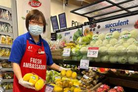 Approach FairPrice&#039;s Fresh Ambassadors for the freshest produce and best deals.