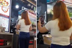Customer yells at hotpot stall worker over expensive ingredients