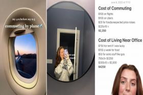 US student takes a flight to her internship every week, says it's cheaper than renting 