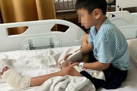 Boy, 6, undergoes surgery after toe gets caught in MRT station escalator