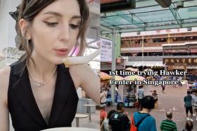 Frenchwoman heads to Chinatown for first hawker centre meal, falls in love with duck porridge