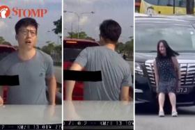 Man uses body to block traffic at Tuas Second Link to help S'pore car cut lane