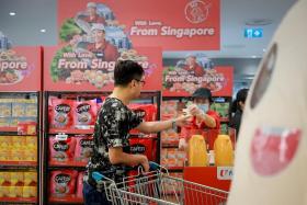 The annual Made in Singapore Fair, which is held at the FairPrice Xtra hypermarket at VivoCity, will run until Nov 8 at all FairPrice supermarkets and FairPrice Online. 