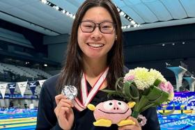 Letitia Sim is the second Singaporean swimmer to qualify for the 2024 Games. PHOTO: SPORTSG