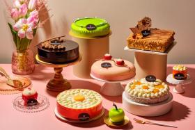 New range of cakes available at Lobby Lounge. 
