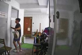 Delivery man helps himself to Geylang resident's dinner
