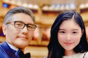 Tino Bao and his daughter Bao Rong.
