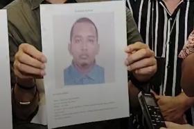 The photo of Mr Hafizul Harawi circulated by the authorities.