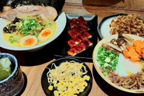 We ate at the Ramen Hitoyoshi outlet at Tiong Bahru Plaza.