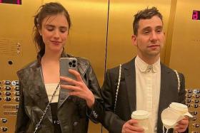 Actress Margaret Qualley and musician Jack Antonoff got married in New Jersey.