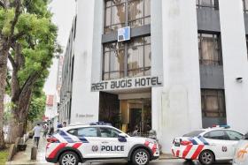 The attack occurred at the Rest Bugis Hotel in March.