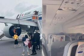 Air China flight CA403 had smoke in its forward cargo hold and lavatory on its way to Changi Airport and had to make an emergency landing.
