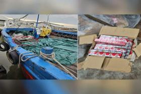 A total of 124 cartons and 30 packets of duty-unpaid cigarettes were seized.