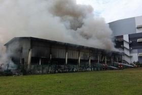 The SCDF said it was alerted to the fire at about 8.25am on June 18, 2022.