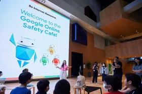 Participants at a Google Online Safety event at the company's headquarters in Singapore on Oct 1, 2022. 
