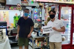 MP Louis Ng had been investigated for holding up a piece of paper that read "Support Them" during a visit to Yishun Park Hawker Centre in 2020.
