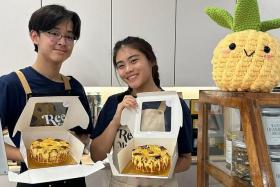 Dessert cafe Ree and Mummy has seen about 30 orders of its charred pineapple cheesecake since it started its pineapple-related promotion celebrating Mr Tharman’s victory.