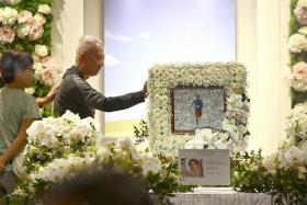 Friends voiced their shock at the death of Mr Sim during his wake in Choa Chu Kang.