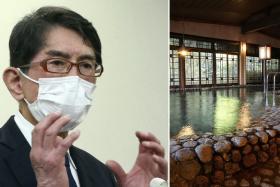 Daimaru Besso allegedly changed the hot spring water in its public baths only two times a year, a violation of the Public Bath Houses Law.