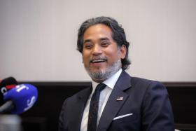 Malaysian Health Minister Khairy Jamaluddin at a media interview on June 2, 2022.