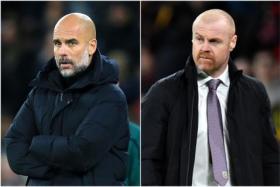 Pep Guardiola (left) and Sean Dyche are the latest Premier League managers to test positive in recent weeks.
