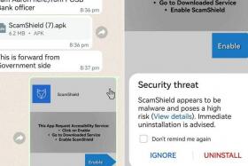 The police on May 16 highlighted such scams, reminding the public not to download suspicious apps.