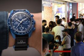 Last week&#039;s launch of the Omega x Swatch MoonSwatch collection drew hundreds of people to Swatch outlets here.