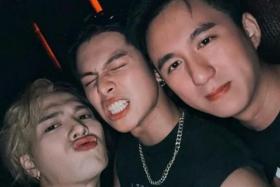 Glenn Yong (centre) took to Instagram to share several snapshots of him and Jackson Wang (left) dancing the night away at Avenue Singapore.