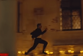 Actor Tom Cruise shared an animated GIF of him running on Global Running Day on Wednesday.