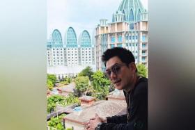 Richie Jen shared a video of himself at Resorts World Sentosa on social media on April 12.