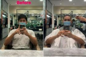 Joseph Schooling shared videos of him getting his hair shaved at a salon on his Instagram account.
