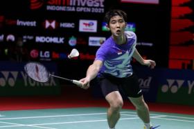 National shuttler Loh Kean Yew lost to world No.2 Viktor Axelsen in the final of the Indonesia Open on Nov 28, 2021. 