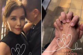 Zoe Tay made a rare personal post to mark her 21st wedding anniversary with husband Philip Chionh.