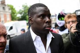 West Ham&#039;s French defender Kurt Zouma arrives at the Thames Magistrates&#039; Court, in London, on June 1, 2022.