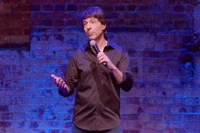 Popular American comedian Arj Barker has since offered the woman a refund for the ticket.