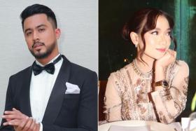 Singaporean actor Aliff Aziz (left) and Malaysian actress Ruhainies were detained at a condominium in Kuala Lumpur on March 9 early morning.