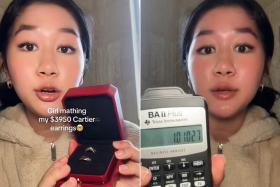 Ms Liem took to video-sharing platform Tiktok to show how “girl math” made her earrings cost $1 per earring per wear. 