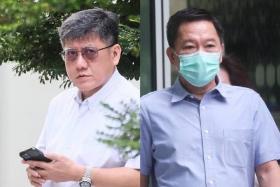 Tan Siam Chua (left) and Liong Ah Chye at the State Courts on Sept 28, 2023.