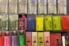 The estimated street value of the seized e-vaporisers and components is estimated to be more than $200.