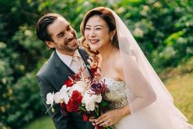 Former singer-actress Stella Ng posted photos of her intimate wedding ceremony on her Instagram account.
