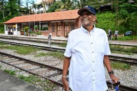 Mr Vijayaragavan, the former station master, used to live in the station&#039;s staff quarters with his family.