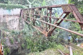 The disused bridge they were playing on in Dasmarinas City collapsed on July 26, 2022.