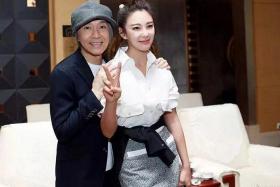 Kitty Zhang shares two photos of herself with Stephen Chow on social media on June 22, 2022.