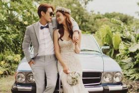 Lee Da-hae and singer Se7en shared the good news on their respective social media accounts on Monday along with photos from their wedding shoot.