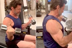 Australian actor Hugh Jackman shared his Wolverine training regimen on Instagram.